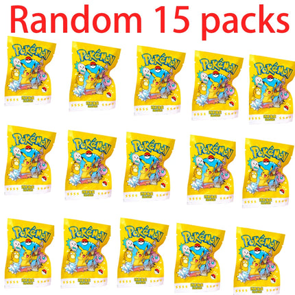 32Pcs Pokemon Pikachu Mystery Eraser Blind Bags Surprise Collectible Erasers Cute Cartoon Stationery for Student Prizes toy