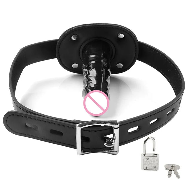 Open Mouth Dildo Gag Penis Plug Oral Sex Toys For Women Men Bdsm Bondage Restraints Adult Games Sexyshop Couple Erotic Products