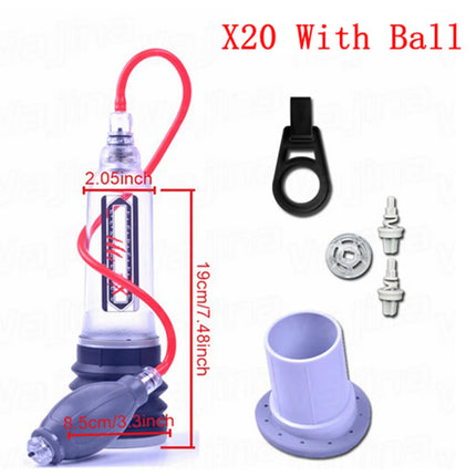 Male Penis Pump Water Vacuum Pump For Men Penis Enlargement Pump Dick Extender Cock Exercises Pump Glans Trainer Adults Sex Toys