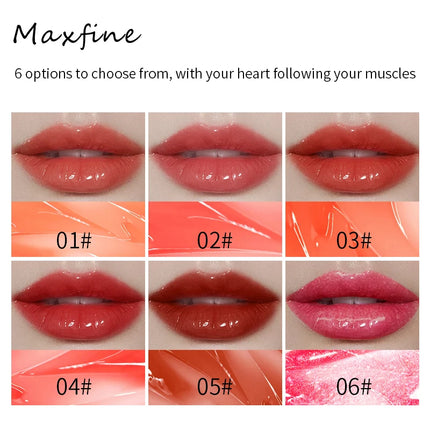 Water gloss mirror lip gloss moisturizing application without showing lip lines versatile for daily use