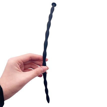 LILUPLAY Wavy Silicone Urethral Dilator Horse Eye Stimulation Adult Sex Toys for Men Gay Sounding Penis Plug Urethra Catheter