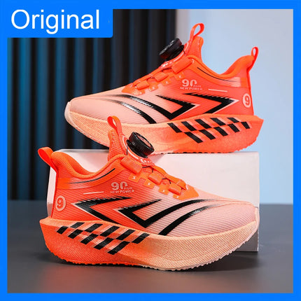 Children Sneakers Spring Soft Sole Rebound Anti Slip Student Competition Training Shoes Casual Professional Running Shoes