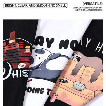 Premium Fresh Lemons Fruit Print Women Washed T-Shirts Y2K Comfortable Short Sleeve Loose All-Match T-Shirt Cotton Hip Hop Top