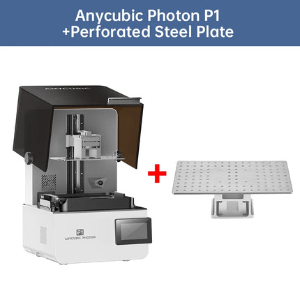 ANYCUBIC Photon P1 Resin 3D Printer Support Dual-Color&Material Printing , Precision-Ground Steel Build Plate For Hobbyists
