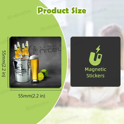 C-Corona E-Extra Beer Magnet Products Personalized Sublimation Fridge Refrigerator Magnets For Kitchen