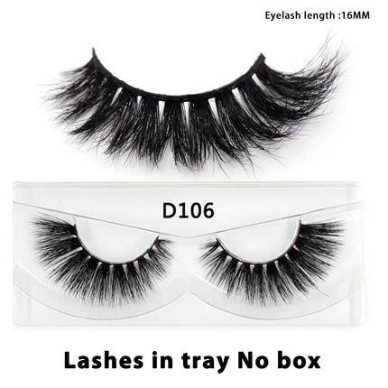 LEHUAMAO  3D Mink Lashes Wholesale Mink False Eyelashes Bulk 10/30/50 Pairs Soft Fluffy Natural Mink Lashes Makeup Mink Eyelashe
