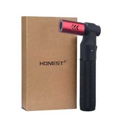 HONEST Metal Gas Lighter Jet Butane Cigar Lighter Windproof Kitchen Pipe BBQ Jewelry Welding Lighter Men's Outdoor Gadgets