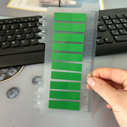 200-3200PCS Clear Sticky Notes Self-Adhesive Colorful Memo Pads for Office School Book Annotation Index Tabs Stationery
