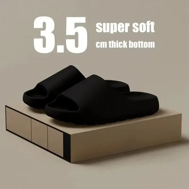Hot sales Coconut Slippers Cloud Thick-soled Sandals Summer Fashion Soft Bottom Beach Men Slippers Women's Sandals  EVA Slides