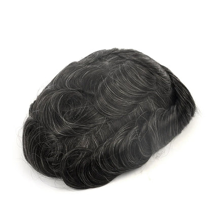 Beeos Full Swiss Lace Toupee Men Indian Human Hair Toupee Men Hair Replacement System Protesis Capilar Hombre Mens Toupee
