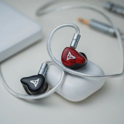 Hisenior Mega5Est Bass+ IEMS 1DD+2BA+2EST Tribrid Drivers IEM Professional Hi-Fi Monitor in-Ear Headphones