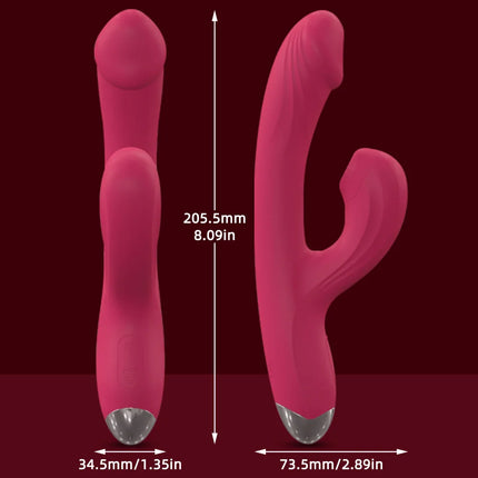 Heating Dildo Vibrator for Women Sucking Vibrator Clitoral G Spot Stimulation Adult Sex Toys for Women Vibrating Finger Sexy