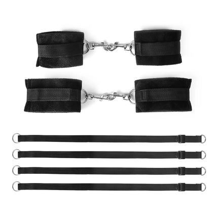 Adult BDSM Sex Toy Handcuff Bondage Gear Female Body Restraint SM Slave Erotic Role Play Couple Sex Game 4 Corner Strap System
