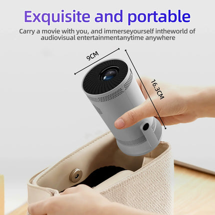 KaiAqua 260 ANSI 4K Projector Decode 1280*720P Video Audio Home Theater AutoFocus 5G  Portable Outdoor Proyectors Beamer