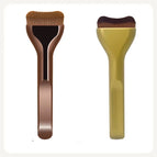 2Pcs Brown-Golden