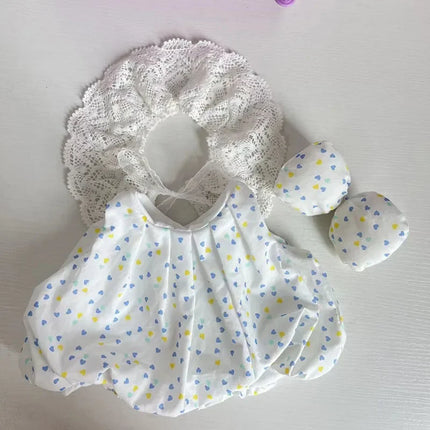 Only Clothes Suit For Baby Three 400% Gross Vinyl Plush Doll Toy New Year'S Christmas Series Doll Clothes Cute Outfit Dress Set