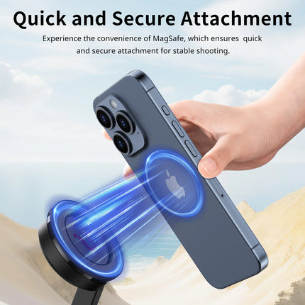 Ulanzi MT-84 Smartphone Tripod Quick Release Magnetic Support Magsafe Case Phone Come With Bluetooth Controler For iPhone 15  14