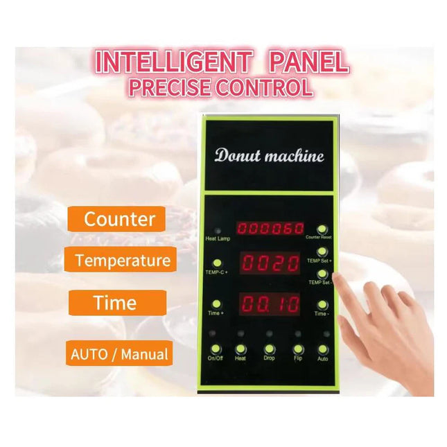Factory Catering Equipment 4 Rows Mini Donut Making Machine 110V 220V Electric Automatic Mini Donut Fryer Machine Maker