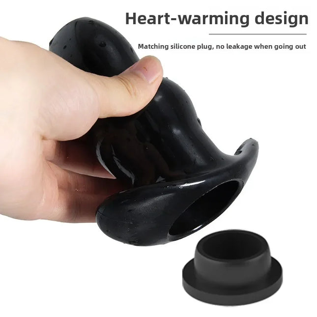 5 Sizes Hollow Anal Plug/Dilator/Dildo Soft Speculum Prostate Massager Butt Plug Set Intimate/Enema Sex Toys For Women Men Gay