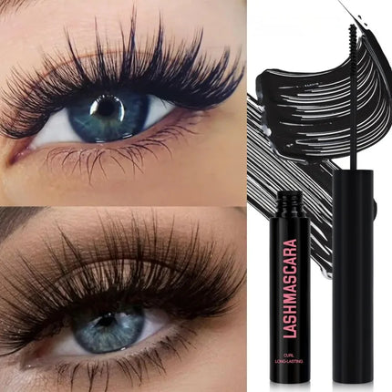 Waterproof and Sweat-proof, Black Tube Mascara, Thick Eyelashes, Natural and Long-lasting, Eye Cosmetics