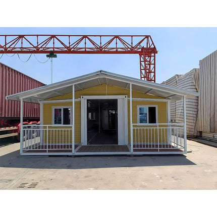 Detachable Portable Flat Pack Container Cabin Luxury Prefab Home Quick Assemble Steel Design Mobile Prefabricated House