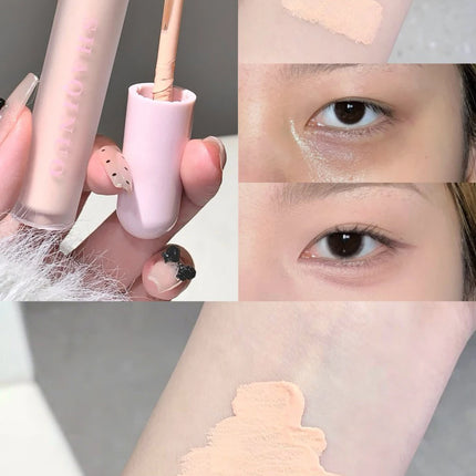 3 Colors Liquid Foundation Concealer Cream Full Covers Brightening Facial & Eye Liquid Concealer Waterproof Oil-control Make Up