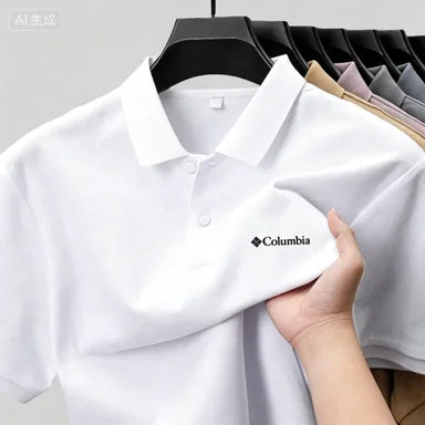 Summer Men's  Luxury Short SleevePrint  Polo Shirt Exquisite   Casual Comfortable T-Shirt Design