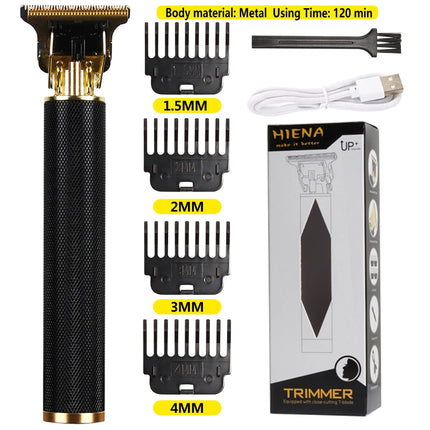 Hair Clipper Light Head Electric Hair Clipper Electric Hair Clipper Oil Head Hair Clipper Carving Mark Razor Factory LCD