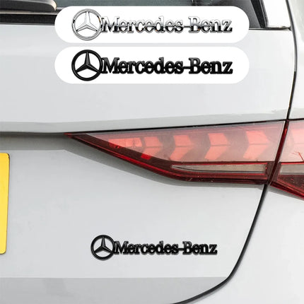 ABS Car Logo Emblem Rear Trunk Badge Stickers Decals Accessories For Mercedes Benz C260 W204 W205 W211 W212 W190 W213 W168 W177