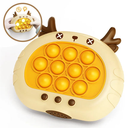 3 Colors Push Game Pop Electronic Super Bubble Pop Game Light Push Up Antistress Fidget Toys Kid Adult Christmas Birthday Gift