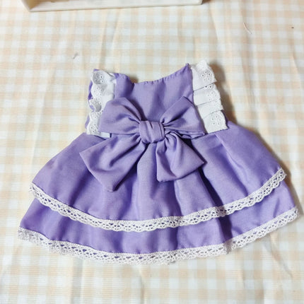 Only Clothes Baby Three 400% Gross Vinyl Plush Toy Baby Clothes New Year'S Christmas Baby Clothes Dress Set Cute Outfit Surprise