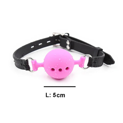 3 Sizes Soft Silicone Gag Ball BDSM Oral Bondage Gear Fetish Open Mouth Breathable Sex Toys For Couples Cosplay Slave Adult Game