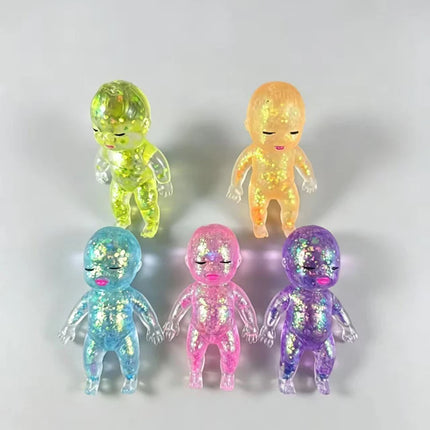 Squishy Maltose Sugar Baby Squeeze Toy Kawaii Baby Stretchable Slow Rising Fidget Toy for Adults Stress Anxiety Relief Gifts