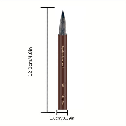 12Pcs Set Ultra Fine Extra Slim Eyebrows Pen Waterproof Professional Sweat-proof Liquid Eye Brow Pencil Long Lasting Makeup Micr