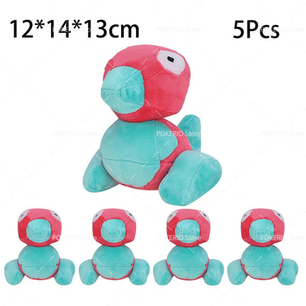 Wholesale Pokemon Plush 5Pcs/Lot Mimikyu Caterpie Oddish Garchomp Phantump Umbreon Sylveon Stuffed Animal Peluche Christmas Gift
