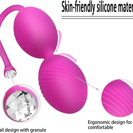 Set Safe Silicone Kegel Ball Vagina Bulb Private Tighten Exercise Machine Sex Toy For Women Masturbation Kegel Weights Adult Toy