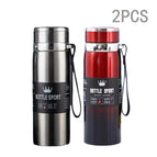 Steel Red 2PCS / 1000ML