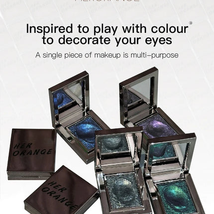 Metallic Glitter Pearlescent Eyeshadow Cream Chameleon Sparkling Mashed Potato EyeShadow Shimmer Brightening Highlighter