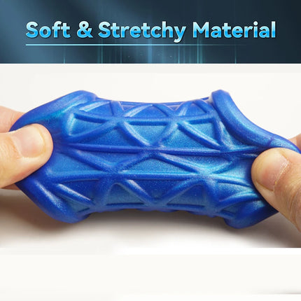 Thick Curved Ball Stretcher,Liquid Silicone Ballstetcher,Firm Grip for Sack Stretching,Sex Toys for Men,Tug Testicle Scrotum