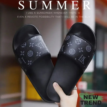 Man Summer Slippers Leather Sandals Comfortable Man Sandal House Sandals Sale Mens Slipper Flip Flop Shoes for Men Slippers