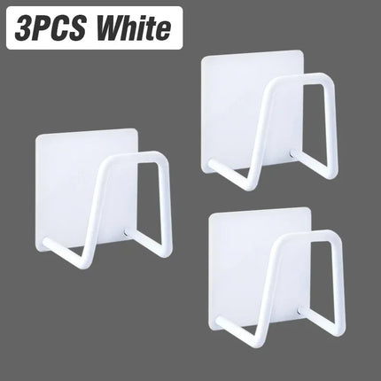 Kitchen Stainless Steel Sink Cover Sponges Holder Self Adhesive Drain Drying Lid Chopping Board Rack Wall Hook Storage Organizer