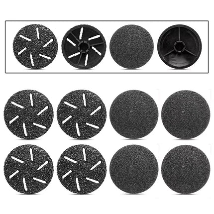New 8pcs Foot Care Tool Heads Pedicure Hard Dead Skin Callus Remover Refills Replacement Rollers Foot Files Accessories