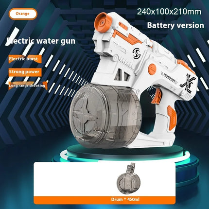 Water Gun Electric Waterguns Automatic Large Capacity Long Range Guns Children's Water Toys Swimming Pool Beach Toy for Children