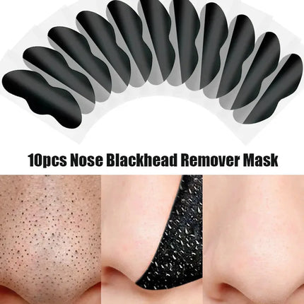 5/50/100pcs Removedor De Cravo Bamboo Charcoal Blackhead Remover Nose Mask Strips for Nose Cleansing Nose Sticker Deep Clean