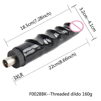 Fredorch Entry Level Sex Machine A2 / F2 /F3 Attachment 3XLR Accessories Dildos Suction Cup Sex Products For Women for Man
