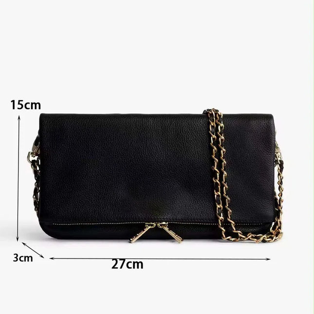 PU Leather Crossbody Bag Women 2025 - Retro Envelope Shoulder Bag / Sac Bandoulière Femme Cuir PU 2025 - Rétro Enveloppe