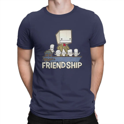 Friendship is the Best Ship T-Shirt - Castle Crashers Cotton Tee for Men