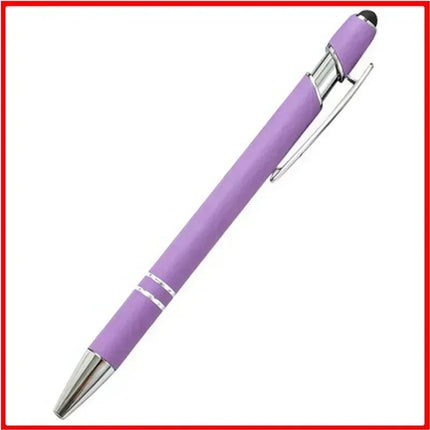 200 Pcs Light - Metal Capacitive Universal Touch Screen Stylus Ballpoint Pen Writing Stationery Office Gifts Free custom Logo