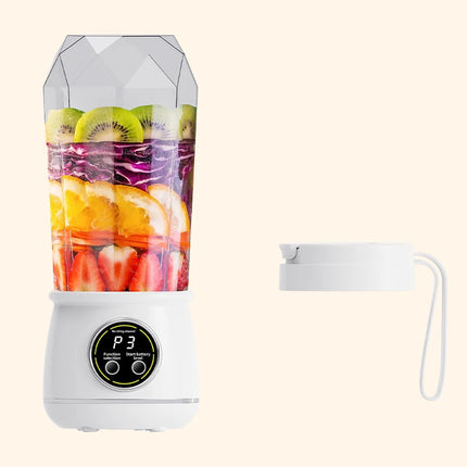 Portable juicer cup, 500ML Portable juicer, Multifunctional small Blender, easy to Clean, compact, convenient easy to operate