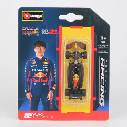 Bburago 1:64 2025 F1 Alloy Car Model SF25 RB21 W16 MCL39 Red Bull Mercedes Ferrari McLaren Formula Racing Diecast Toy
